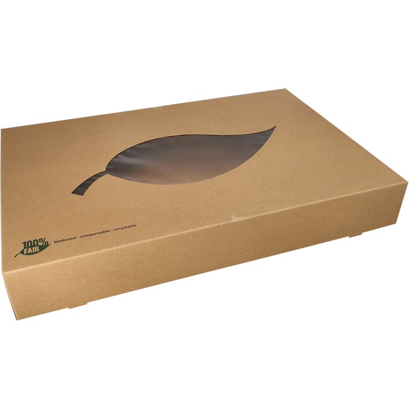 PAPSTAR Transport und Catering Karton Pappe 557 mm x 376 mm Braun