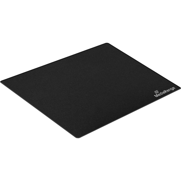 MediaRange MROS251, Schwarz, Einfarbig, Stoff, Anti-Rutsch-Basis