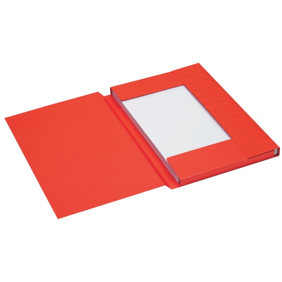 Jalema Aktenmappe 3 Laschen 3182515 Kanzleipapier Rot Karton