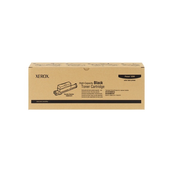 Xerox HoCHleistungs-Tonerpatrone SCHwarz, Phaser 6360