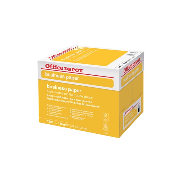 Office Depot Business Big Box Kopier-/ Druckerpapier DIN A4 80 g/m² Weiss 2500 Blatt