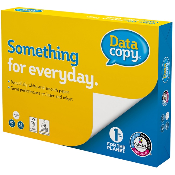 Data Copy Flex Appeal Kopier-/ Druckerpapier DIN A4 80 g/m² 4-fach gelocht Weiss 500 Blatt