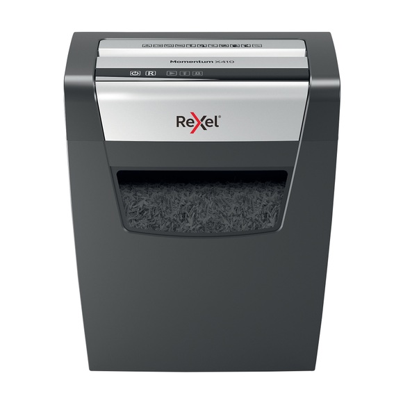 Rexel Momentum X410 Aktenvernichter Partikelschnitt 4 x 28 mm 23 l Blattanzahl (max.): 10 Sicherheitsstufe 4 Vernichtet