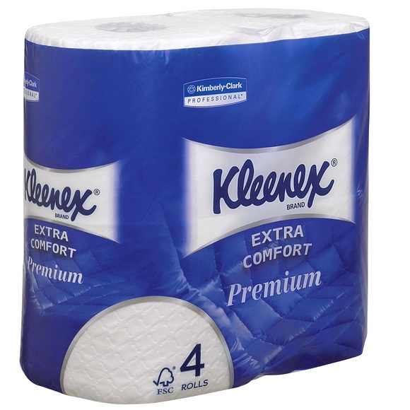 Kleenex - 24 Rollen Toilettenpapier Premium - 24 Rollen Toilettenpapier Kleenex Premium