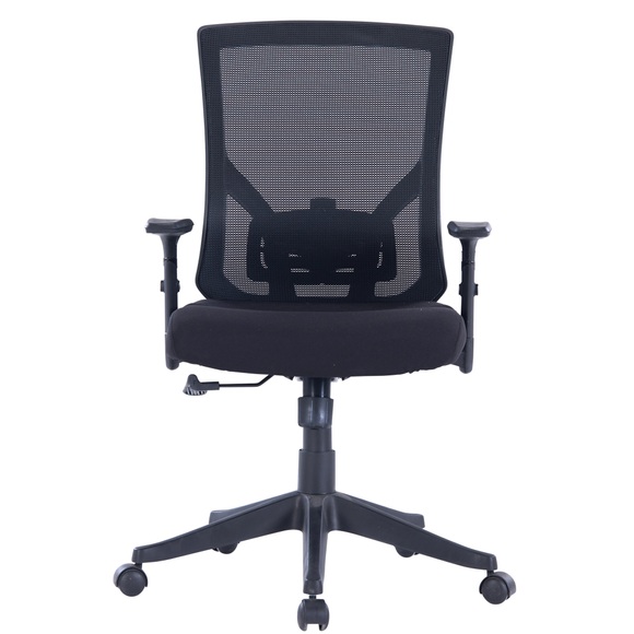 Realspace Chefsessel Vienna Netzstoff, Stoff Schwarz