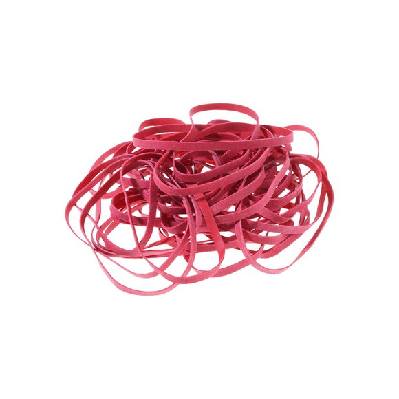 Office Depot Gummibänder 150 x 6 mm Ø 100 mm Rot 500 g