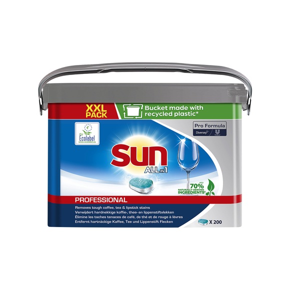 Sun Professional Spülmaschinentabs All in 1 200 Stück