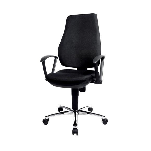 TOPSTAR Ergonomischer Bürostuhl Power Star Profi Stoff Schwarz