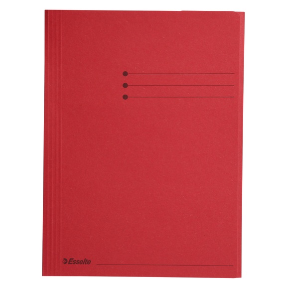 Esselte Flügelmappe 1033315 DIN A4 Rot Karton 50 Stück