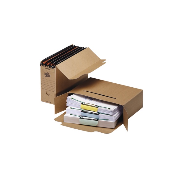 Loeff's Archivboxen Braun 11,8 x 37 x 26,5 cm 50 Stück