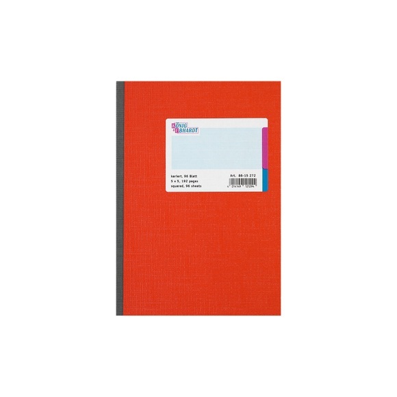 König & Ebhardt Notizbuch Kladde 8615272-300SB96 kariert Rot Anzahl der Blätter: 96 DIN A5