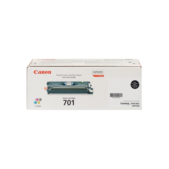 Original Tonerpatrone schwarz Canon 701 bk