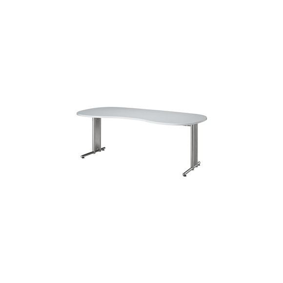 Hammerbacher Schreibtisch Matrix Lichtgrau 2.000 x 1.000 x 720 mm