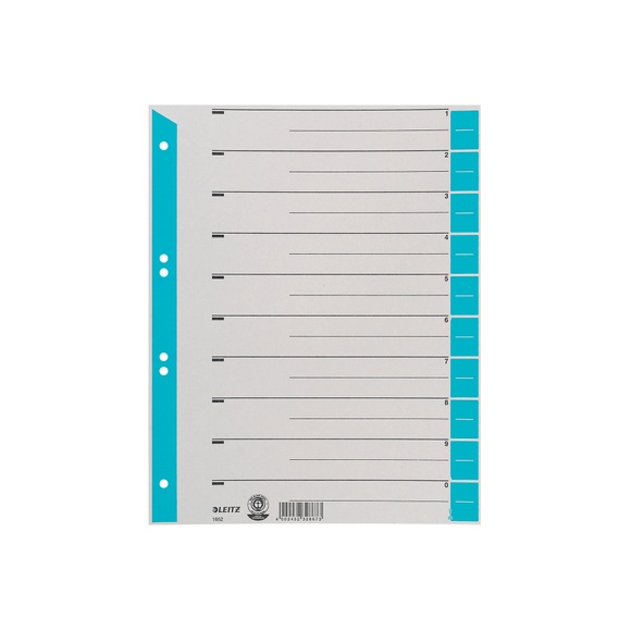 Leitz Trennblatt 16520030 DIN A4 230 g Karton hellblau