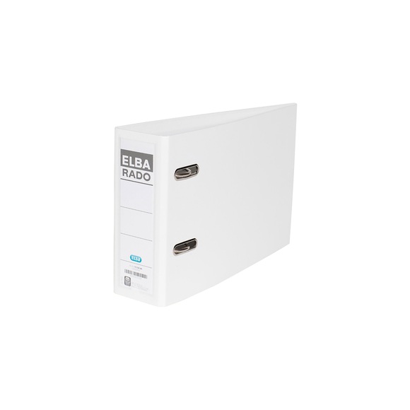 ELBA Rado Plast Ordner DIN A5 75 mm Weiß 2 Ringe PP (Polypropylen)