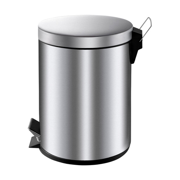 Vepa Bins Metall Abfalleimer 24,5 x 20 x 28 cm Chrom