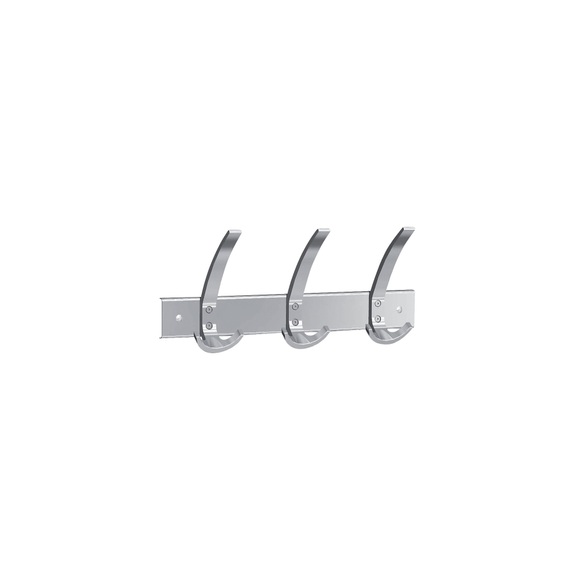Kerkmann Wandgarderobe 3 Haken Silber