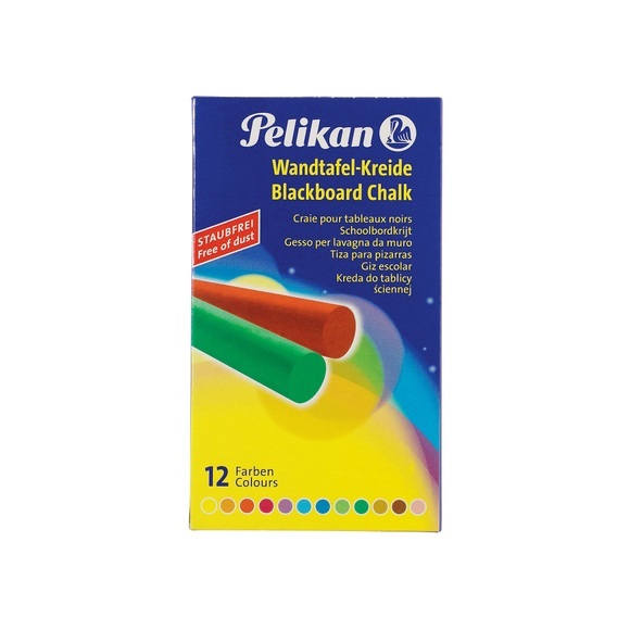 Pelikan Wandtafelkreide 745/12 mit 12 Farben