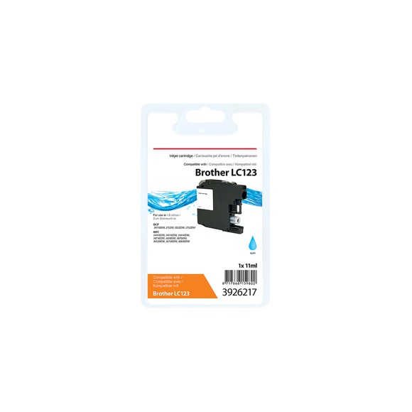 Kompatible Office Depot Brother LC123C Tintenpatrone Cyan