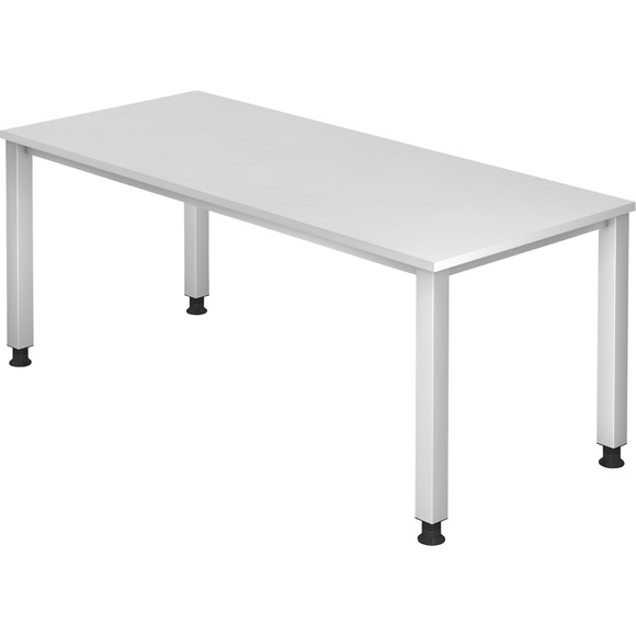 Hammerbacher Schreibtisch Q Serie Weiß 1.800 x 685 mm VQS19/W