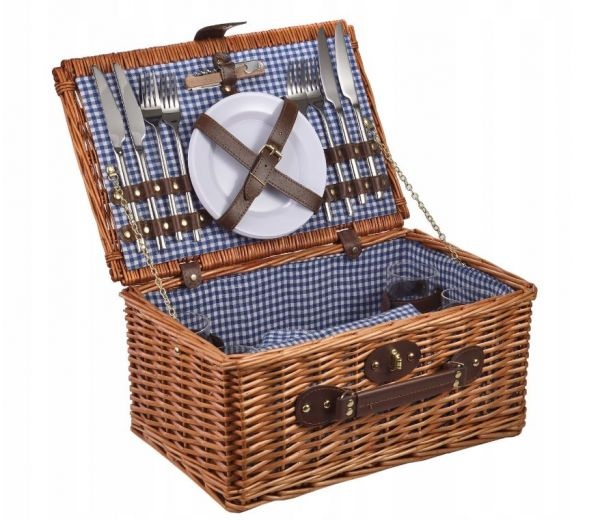 Laguiole Picknickkorb füür 4 Personen