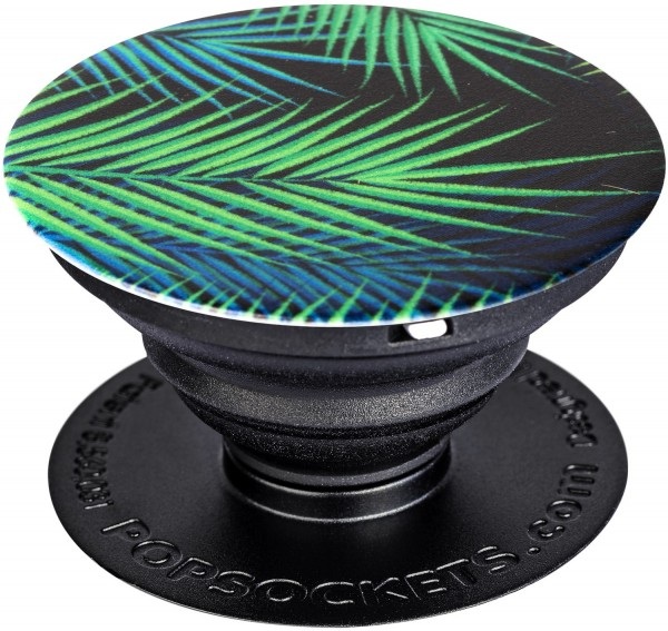 Popsockets 96706 Midnight Palms - Handyhalterung (Schwarz/Grün)