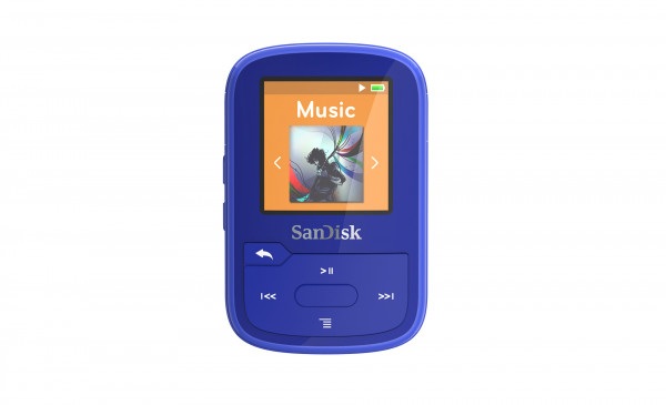 SanDisk Clip Sport Plus 16Gb - Blau MP3 Player