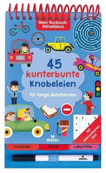 45 kunterbunte Knobeleien für lange Autofahrten
