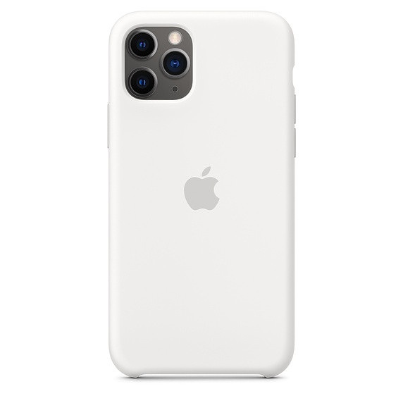 Apple iPhone 11 Pro Silikon Case Weiss