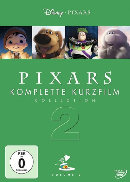 Pixars komplette Kurzfilm Collection. Tl.2, 1 DVD