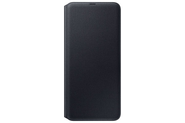 Samsung - Galaxy A90 5G Leder Wallet Cover Tasche (EF-WA908PBEGWW) - Schwarz