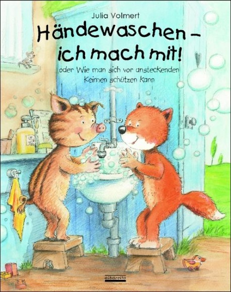 Albarello Händewaschen - ich mach mit! oder Wie man sich vor ansteckenden Keimen schützen kann