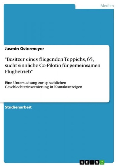 Besitzer eines fliegenden Teppichs, 65, sucht sinnliche Co-Pilotin für gemeinsamen Flugbetrieb