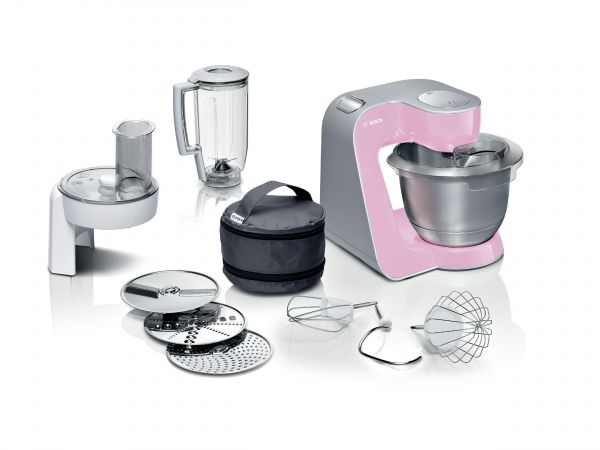 Bosch Mum58K20 CreationLine - Küchenmaschine (Gentle Pink/Silber)