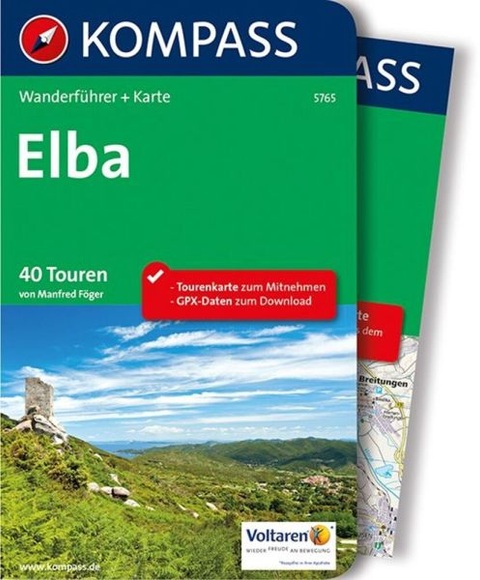 Kompass Wanderführer Elba, m. Karte
