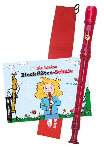 Das bunte Blockflöten-Set (m. Kunststoff-Blockflöte, barocke Griffweise)
