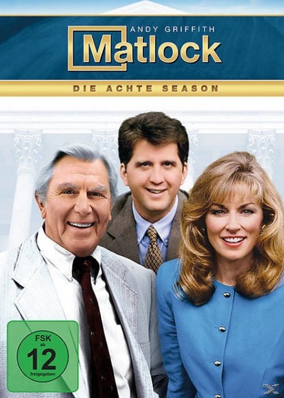Matlock. Season.8, 6 DVDs