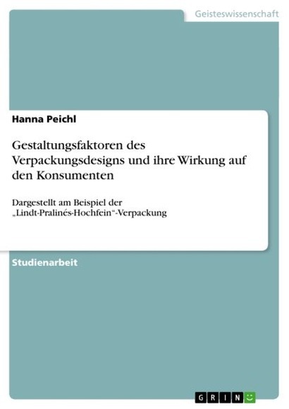 Gestaltungsfaktoren des Verpackungsdesigns und ihre Wirkung auf den Konsumenten