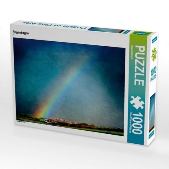 CALVENDO Puzzle Regenbogen 1000 Teile Lege-Größe 64 x 48 cm Foto-Puzzle Bild von Heike Hultsch: Vint