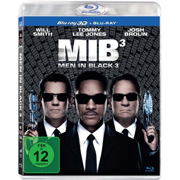 Men in Black 3 3D, 2 Blu-rays