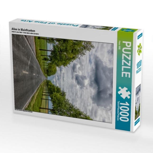 Allee in Mainfranken (Puzzle): Zwischen Seligenstadt und Euerfeld