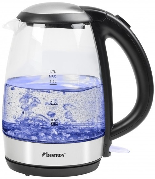 Wasserkocher mit blauer LED-Beleuchtung