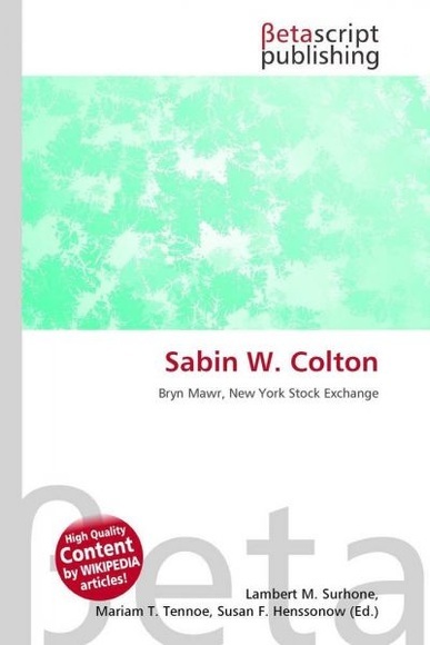 Sabin W. Colton