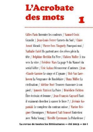 L'Acrobate des mots n°1 - Eté 2013