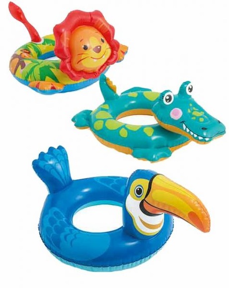 Intex - Schwimmreifen große Tiere 80 cm, sortiert