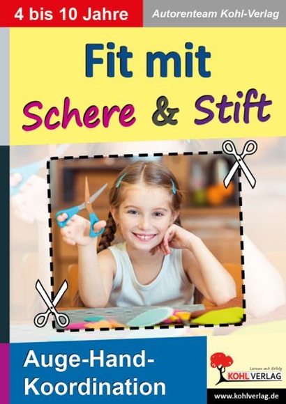 Fit mit Schere & Stift