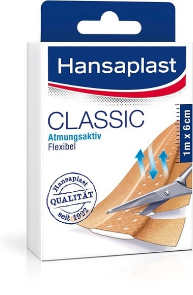 Hansaplast CLASSIC Standard Classic Standard 1 m x 6 cm