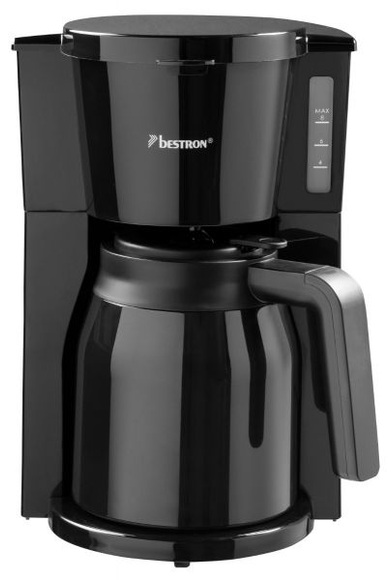Bestron Kaffeemaschine mit Thermokanne Schwarz