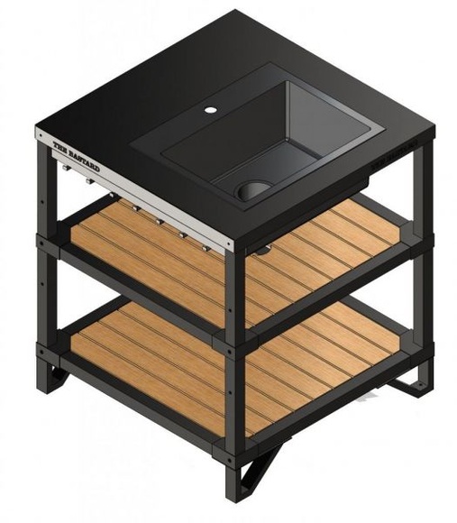 Outdoor Küchenmodul Waschbecken