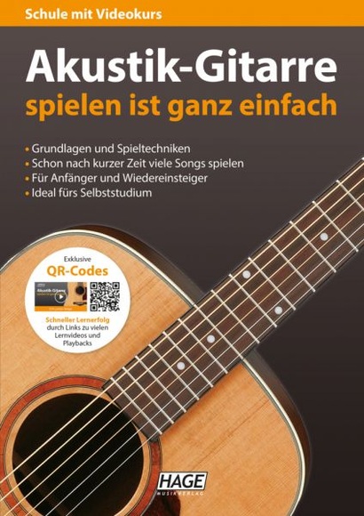 Akustik-Gitarre spielen ist ganz einfach, m. Audio-CD + DVD
